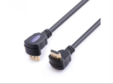 Reekin HDMI Câble - 3,0 Mètre - FULL HD 2x 90° (High Speed w. Ethernet)