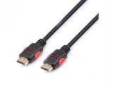 Reekin HDMI Câble - 10,0 Mètre - FULL HD Black/Red (High Speed w. Ethernet)