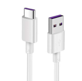 Reekin 5A SUPERFAST Chargeur USB Type-C - 1,0 mètre (Blanc-Nylon)
