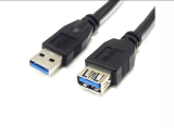 Reekin USB 3.0 Cable - Male-Female - 1,0 Meter (Noir)