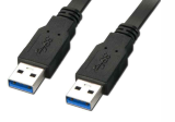 Reekin USB 3.0 Cable - Male-Male - 1,0 Meter (Noir)