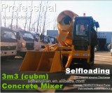 3m3 Mobile Mini Self Loading Concrete Mixer Truck