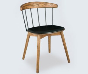 DC06 Wooden Upholstered Windsor Chair