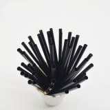 Black Biodegradable Straws