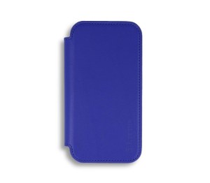 Blue Leather iPhone 13 Folio