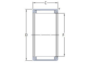 HK 0606 Drawn Cup Needle Roller Bearing