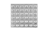 Warning Stainless Steel Tactile Mat (XC-MDB6013)