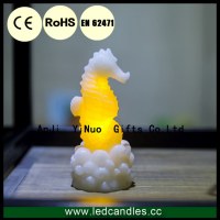 Seahorse Wax LED Candle for Children Gift