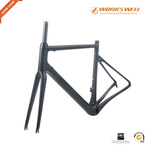 Oem Road Bike Carbon Frame Made In China 100x12 142x12 Thru Axle Disc Road Frame