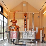 Destilador de alcohol de destilería de vodka de torre de destilación de cobre 2000L