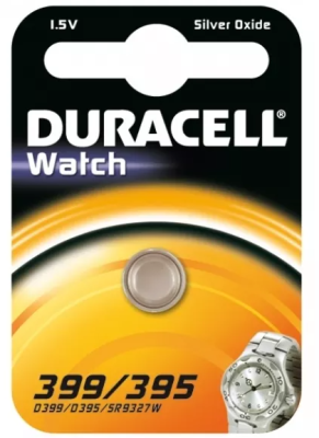 Duracell Batterie Silver Oxide Knopfzelle 399/395 Blister (1-Pack) 068278