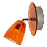 Mancha naranja de vidrio + Metal Peg 50W GU10