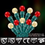 35CT/50CT/70CT G15 Glass Mini Globe Multi-Color LED Christmas String Lights