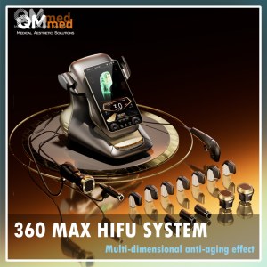 Máquina de belleza QM 360 Max HIFU. Su gestor facial exclusivo. Tratamiento HIFU profes...