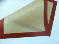 Heat resistant rectangle fiberglass silicone baking mat