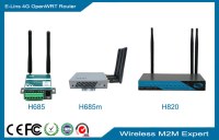 4G OpenWRT Router, OEM LTE WRT router 2.4Ghz 5Ghz Dual Band WiFi with POE GPS Serial VPN