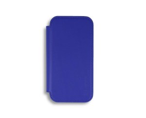 Blue Leather iPhone 13 Pro Max Folio Case