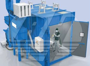 Sand Blasting Room