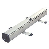 Floor Standing Retractable Sneeze Guard