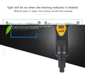 Adjustable External Aquarium Heater with LCD Digital Display 300W/500W