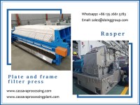Large scale and specialized cassava flour dewatering machine plate frame filter press