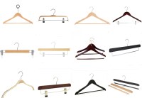6.wooden hangers, wood hangers, wooden clothes hangers, clothes hangers, garment hangers, apparel...