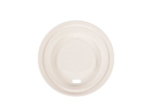 Earth Friendly Eco Disposable Compostable Biodegradable Paper Pulp Coffee Cup Dome Lids