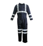 Reflective cotton antistatic FR flame retardant coverall