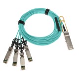 100GBase-AOC QSFP28 To 4x25G SFP28 Breakout Active Optical Cable