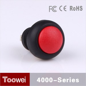 Waterproof push button switch