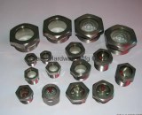 Fused Sight glass steel nickel plated