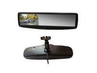 4.3" rear view mirror LCD with mp5 bluetooth