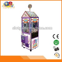 Canton Fair China Mini Pink Rabbit Toy Crane Game Machine Coin Token Operated Orwith Bi...