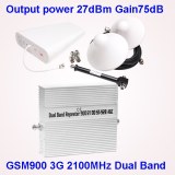 24dBm 900 2100 Dual Band Signal Booster AGC ALC