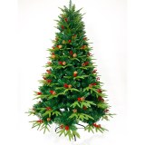 Classic Pine Cone Mix PVC PE Árbol de Navidad Verde