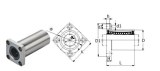 Long Square Flange Linear Bearing KBK-L