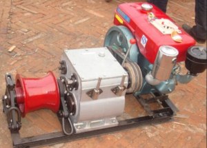 China Powered Winches, best factory Cable Winch,ENGINE WINCH