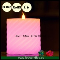 Color Changing Flameless Led Candle with Remote Control and timer