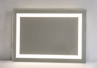 LED Lighted Bathroom Mirror With Picture Frame Perimeter Light Band