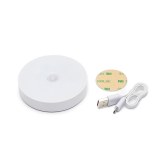 Armario LED Inalámbrico debajo del gabinete Luz Sensor de movimiento Luz Interior USB...