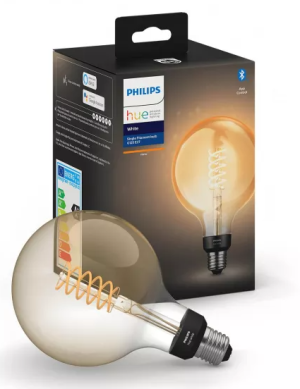 Philips Hue - E27 Filament G125 Globe - Blanc chaud Bluetooth - 929002459001