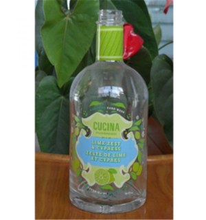 750ml liquor glass bottle