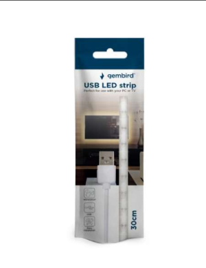 Gembird Bande LED USB 30 cm - LED-SU-WW30-01