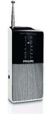 PHILIPS Radio AE1530/00 Noir/Argenté