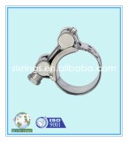 Galvanized Steel Yellow Heavy Duty Hose Clamp With Hollow Trunnion T Screw (Various Sizes)