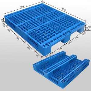 10001200 Blue Steel Reinfoced Recycled Plastic Pallets For Warehouse,HD3RGWS1210C