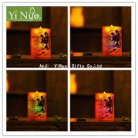 Factory china Plastic color changing flameless magic Candle