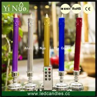 Remote control Moving Taper LED Candle With Candlestick