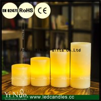 Rechargeable Flameless Candles with Remote Control (Set of 4)