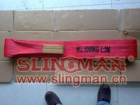 High quality WLL5ton 5000kg Polyester webbing sling flat web sling band 6:1 7:1 8:1
